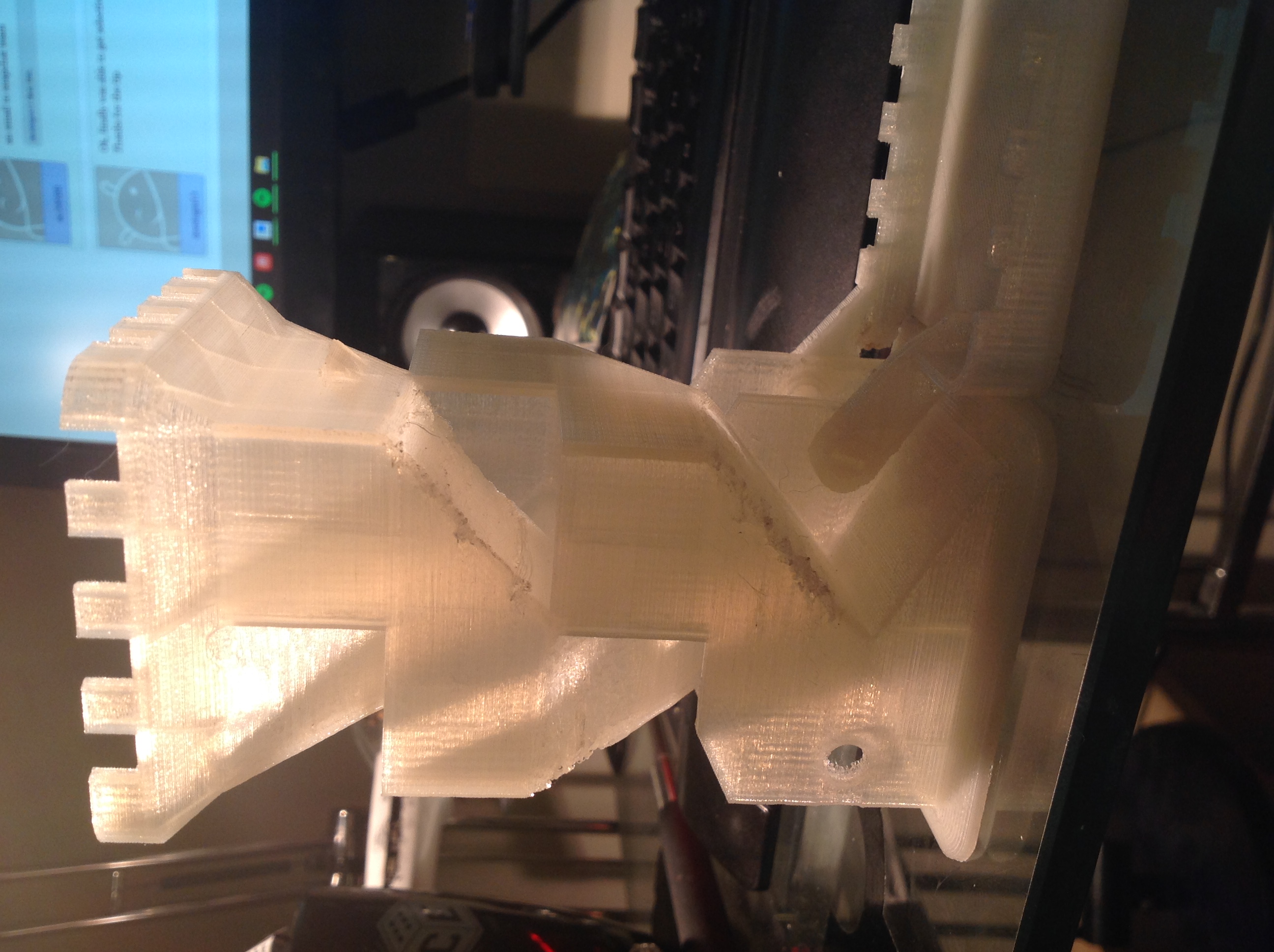 Curling at edges when printing outwards, only in a particular direction. CTC LTD 3D Hubs Talk